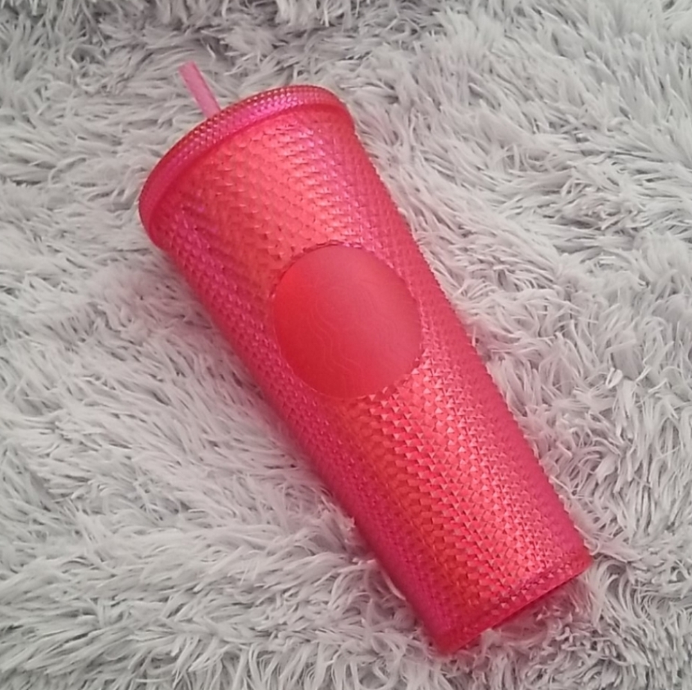 Hot pink 2019 studded Starbucks cup